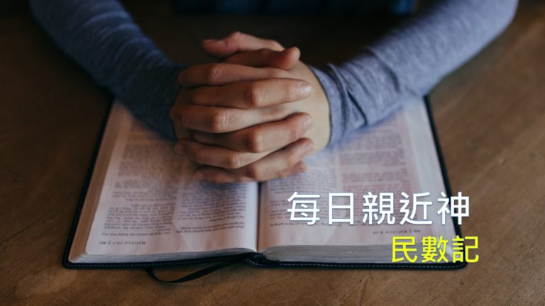 Read more about the article 每日親近神 06/07 民數記 第32天