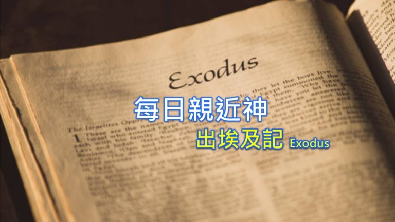 Read more about the article 每日親近神 2023/06/22 出埃及記 第25天