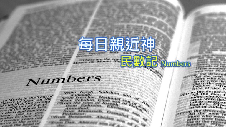 Read more about the article 每日親近神 2023/10/09 民數記 第8天